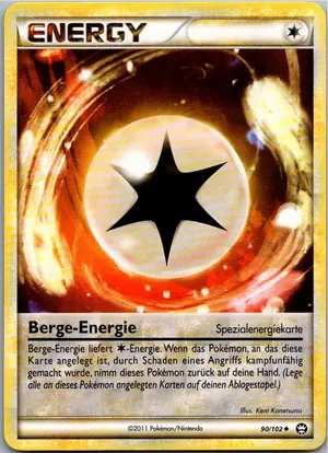Pokémon-Karte Berge-Energie 90/102 Triumph