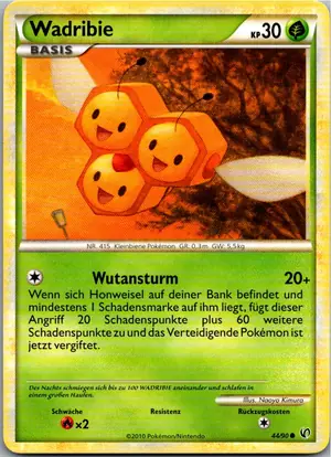 Pokémon-Karte Wadribie 44/90 Unerschrocken