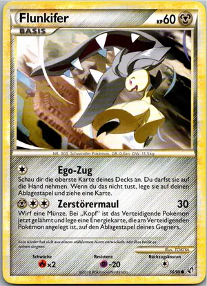 Pokémon-Karte Flunkifer 56/90 Unerschrocken