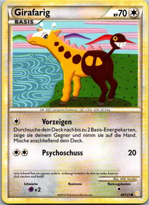Girafarig Exemplar 1,95 €