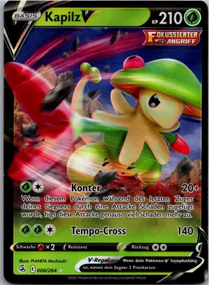 Pokémon-Karte Kapilz V 006/264 Fusionsangriff
