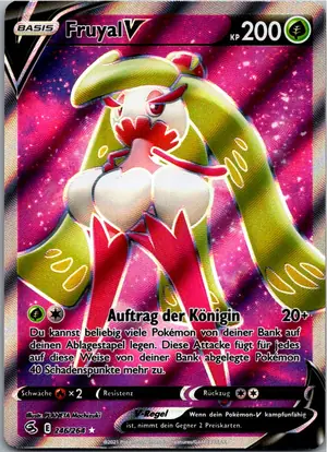Pokémon-Karte Fruyal V 246/264 Fusionsangriff