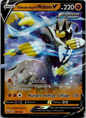 Pokémon-Karte Wulaosu V 087/163 Kampfstile