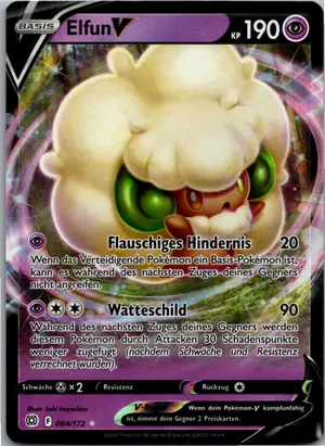 Pokémon-Karte Elfun V 064/172 Strahlende Sterne