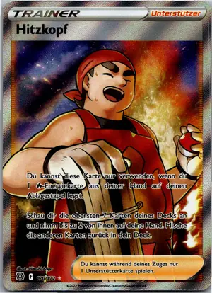 Pokémon-Karte Hitzkopf 170/170 Strahlende Sterne