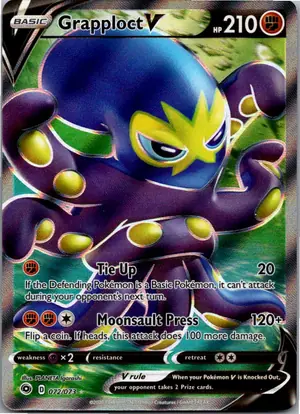Pokémon-Karte Grapploct V Kaocto V 072/073 Weg des Champs