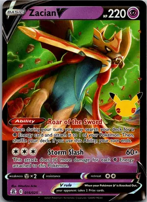 Zacian V Exemplar 1,95 €