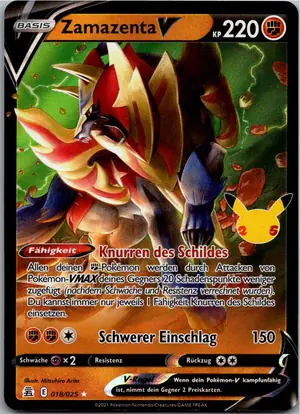 Zamazenta V Exemplar 2,95 €
