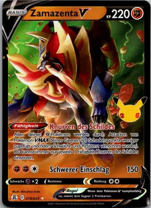 Zamazenta V Exemplar 2,95 €
