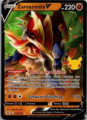 Zamazenta V Exemplar 2,95 €