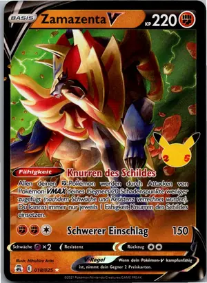 Zamazenta V Exemplar 2,95 €