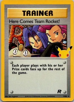 Pokémon-Karte Here Comes Team Rocket! 15/82 Team Rocket