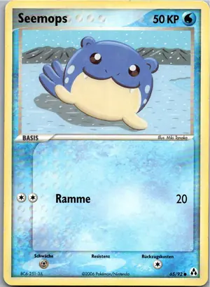 Pokémon-Karte Seemops 65/92 EX Legend Maker
