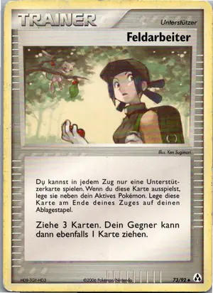 Pokémon-Karte Feldarbeiter 73/92 EX Legend Maker