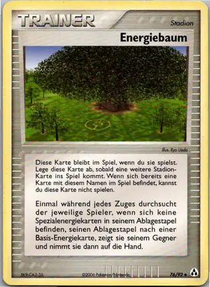 Pokémon-Karte Energiebaum 76/92 EX Legend Maker
