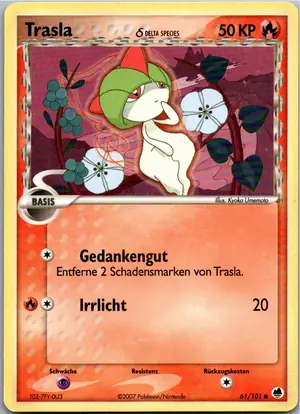 Pokémon-Karte Trasla 61/101 EX Dragon Frontiers