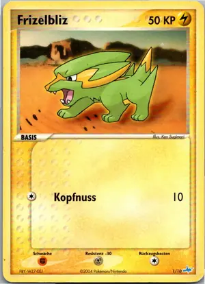 Pokémon-Karte Frizelbliz 1/10 EX trainer Kit (Latios)