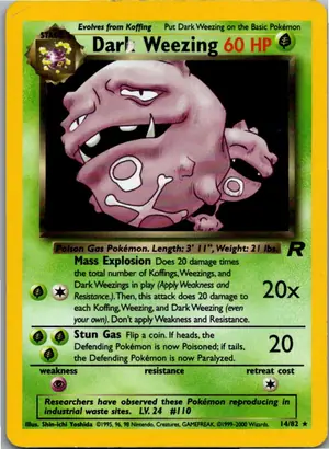 Dark Weezing Dunkles Smogmog Exemplar 17,25 €