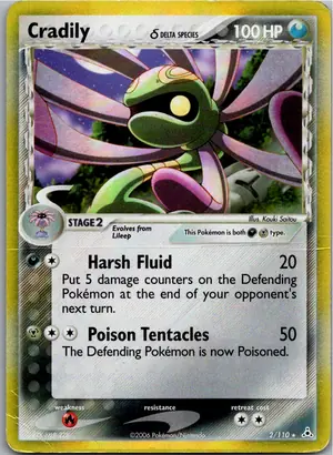 Pokémon-Karte Cradily δ Wielie δ 2/110 EX Holon Phantoms