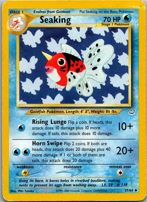 Pokémon-Karte Seaking Golking 37/64 Neo Revelation