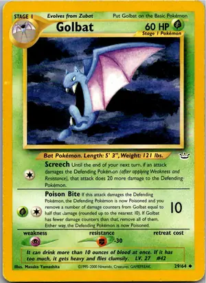 Pokémon-Karte Golbat 29/64 Neo Revelation