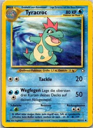 Pokémon-Karte Tyracroc 32/111 Neo Genesis
