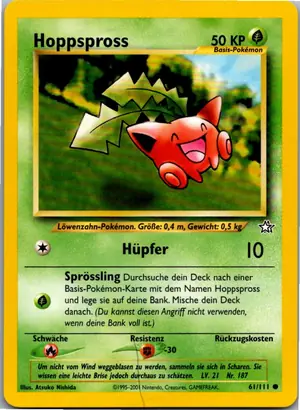 Pokémon-Karte Hoppspross 61/111 Neo Genesis