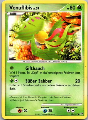Pokémon-Karte Venuflibis 68/127 Platin