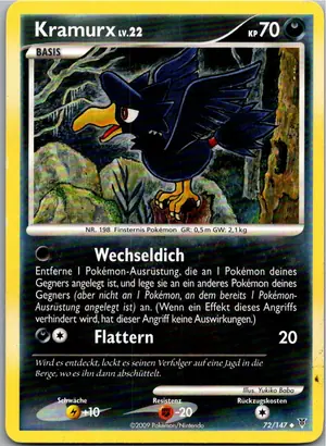 Pokémon-Karte Kramurx 72/147 Ultimative Sieger