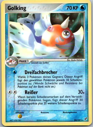 Pokémon-Karte Golking 24/107 EX Deoxys