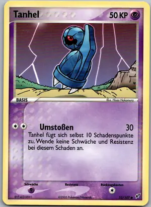 Pokémon-Karte Tanhel 55/107 EX Deoxys