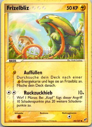 Pokémon-Karte Frizelbliz 60/107 EX Deoxys