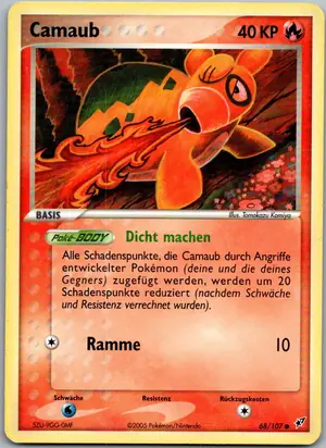 Pokémon-Karte Camaub 68/107 EX Deoxys