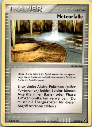Pokémon-Karte Meteorfälle 89/107 EX Deoxys