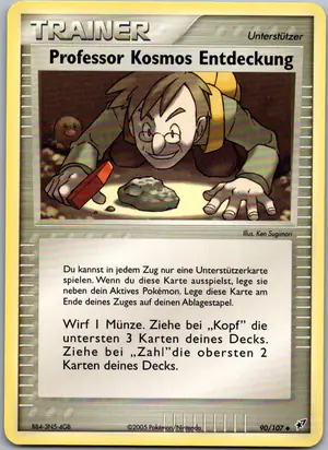 Pokémon-Karte Professor Kosmos Entdeckung 90/107 EX Deoxys