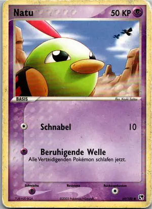 Pokémon-Karte Natu 69/100 EX Sandsturm