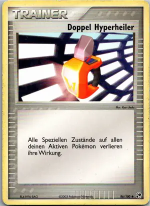 Pokémon-Karte Doppel Hyperheiler 86/100 EX Sandsturm