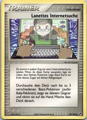 Lanettes Internetsuche 87/100 EX Sandsturm – Vorderseite