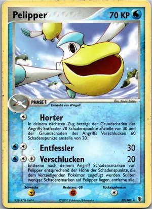 Pelipper Exemplar 3,95 €