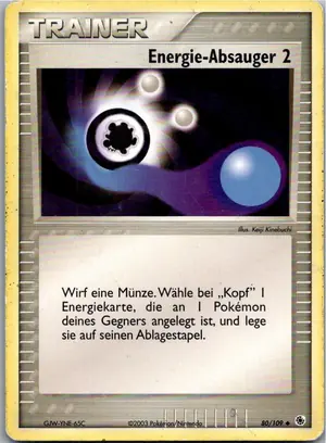 Energie-Absauger 2 Exemplar 1,95 €