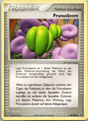 Pokémon-Karte Prunusbeere 84/109 EX Rubin & Saphir
