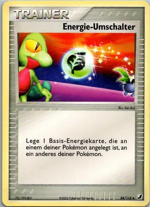 Pokémon-Karte Energie-Umschalter 84/115 EX Verborgene Mächte