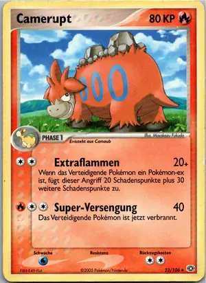 Camerupt Exemplar 2,95 €