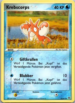 Krebscorps Exemplar 1,95 €