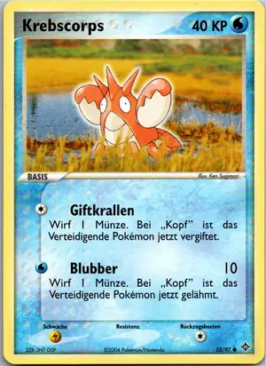 Krebscorps Exemplar 1,95 €