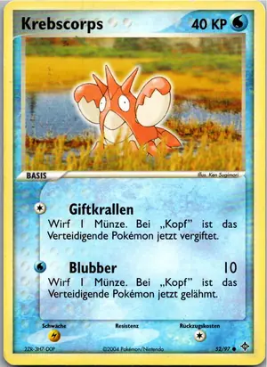Krebscorps Exemplar 1,95 €