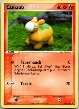 Pokémon-Karte Camaub 69/97 EX Drache