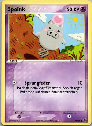 Spoink Exemplar 1,95 €