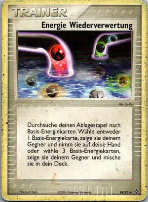 Pokémon-Karte Energie Wiederverwertung 84/97 EX Drache