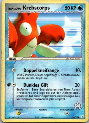 Krebscorps Exemplar 3,25 €